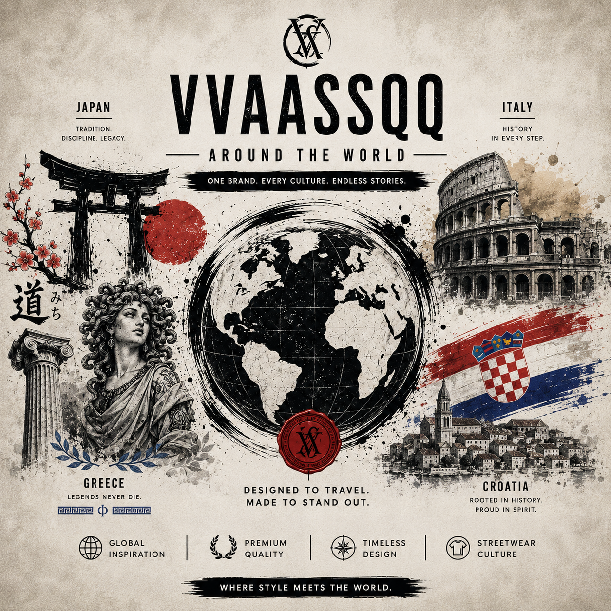VVAASSQQ AROUND THE WORLD Collection