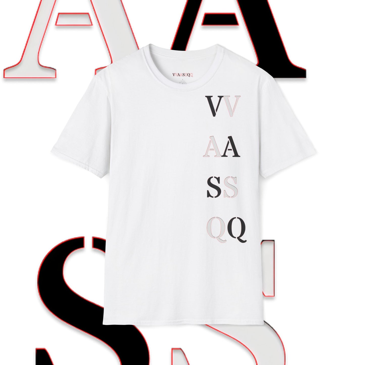 VVAASSQQ Up and down T-shirt