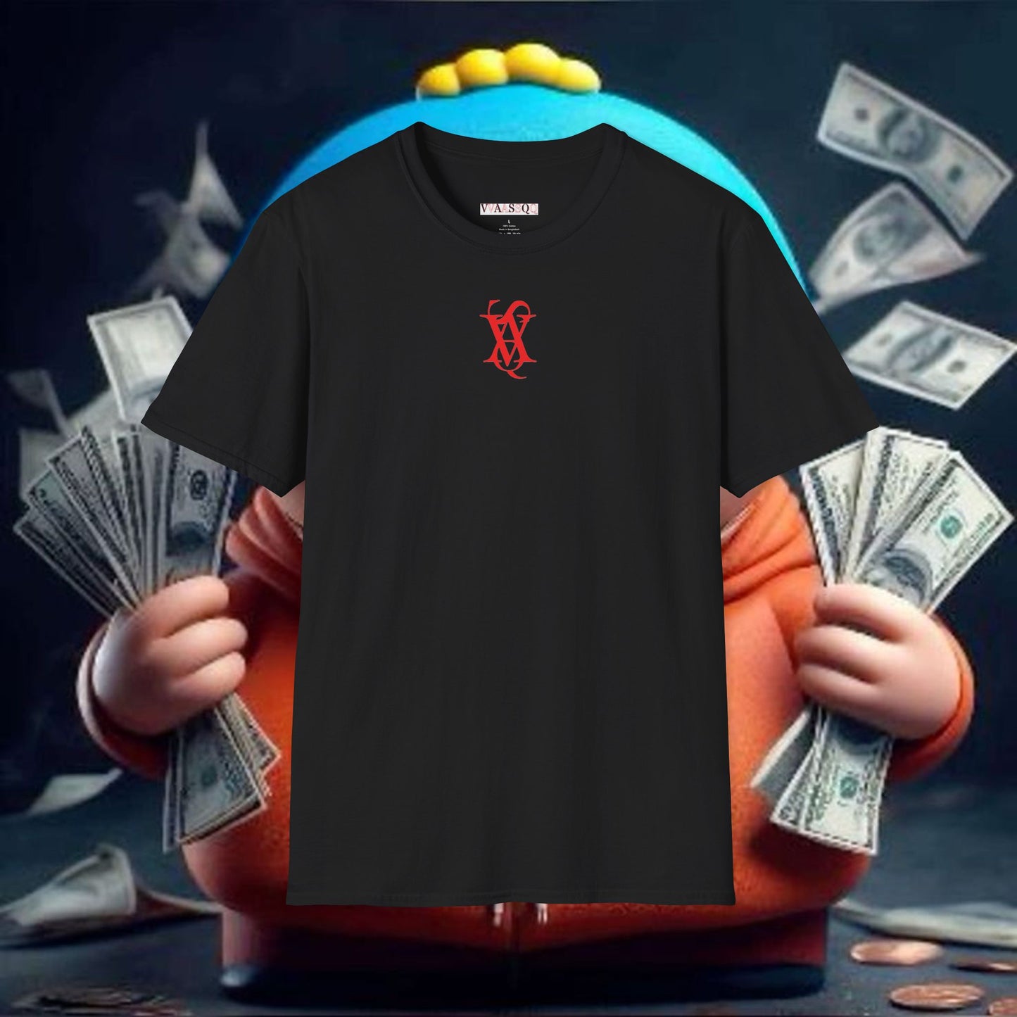 VVAASSQQxCartman South Park T-shirt