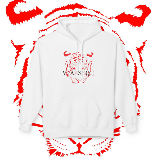 VVAASSQQ Red Tiger Hoodie