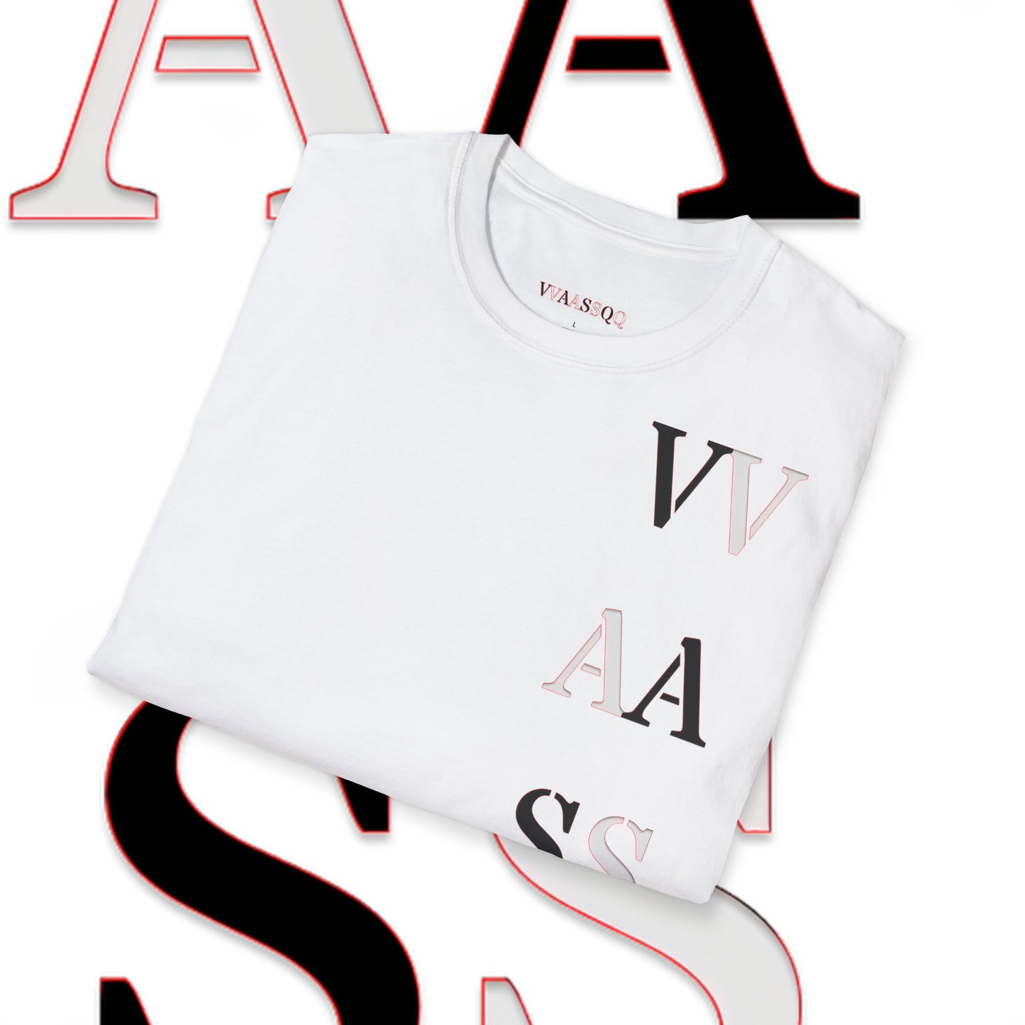 VVAASSQQ Up and down T-shirt