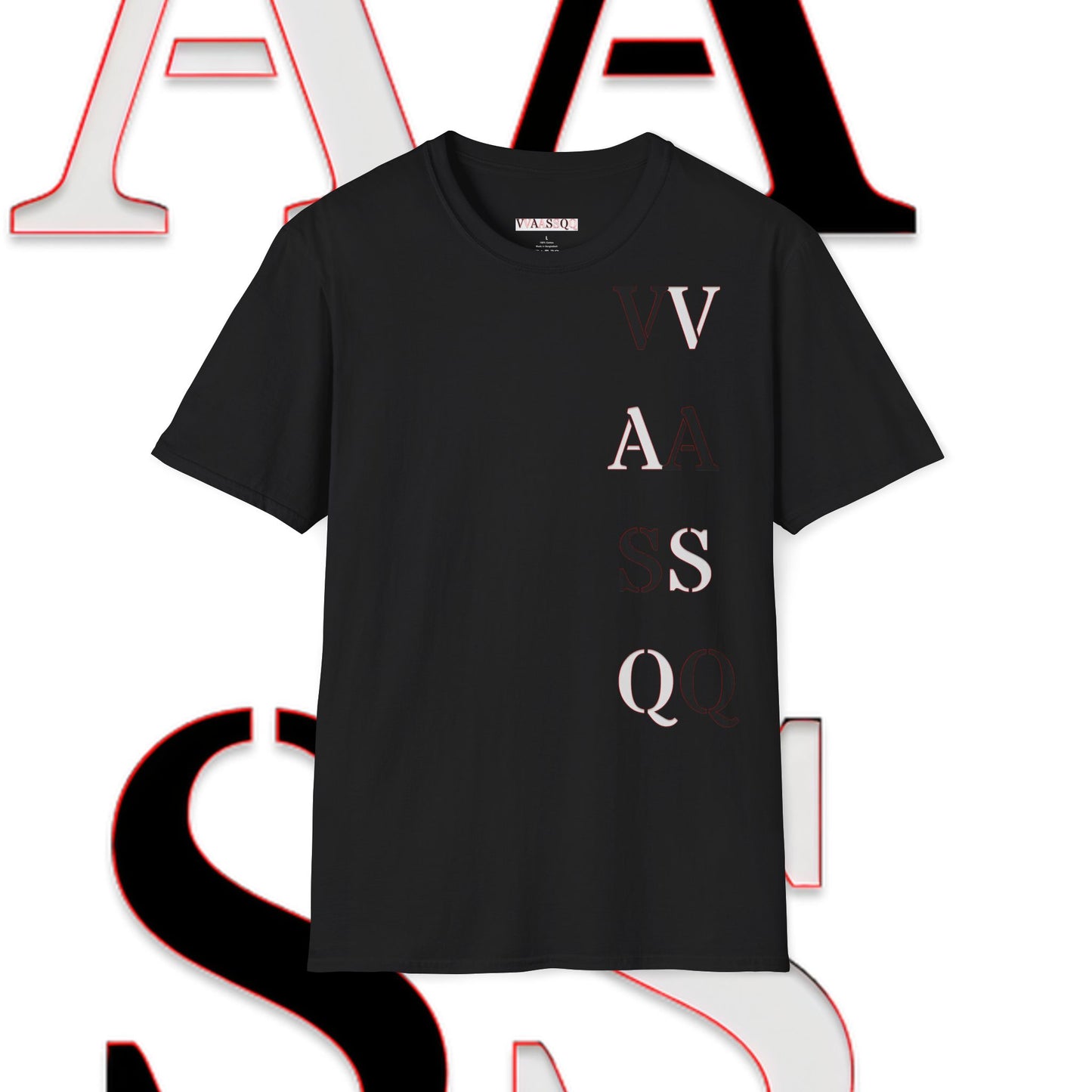 VVAASSQQ Up and down T-shirt