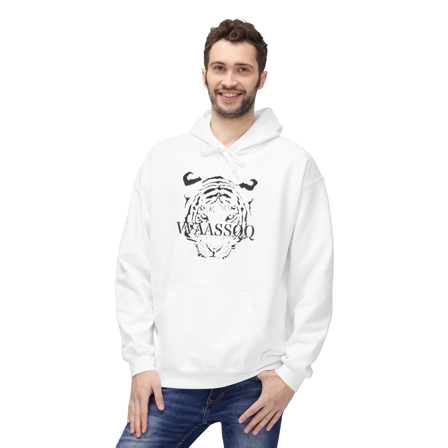 VVAASSQQ Black Tiger Hoodie