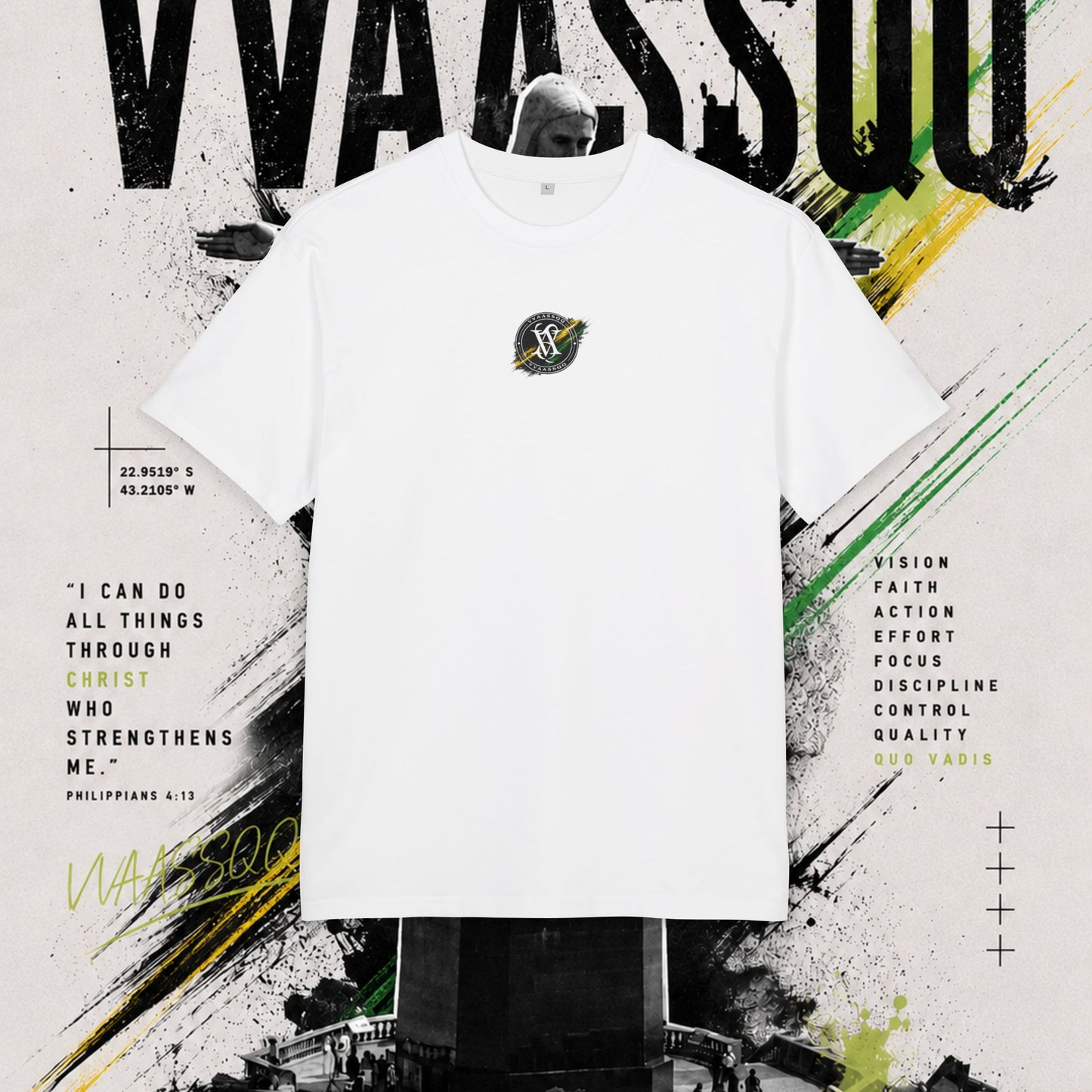 VVAASSQQ "ATW" Collection- Brazil version/Oversized T‑Shirt