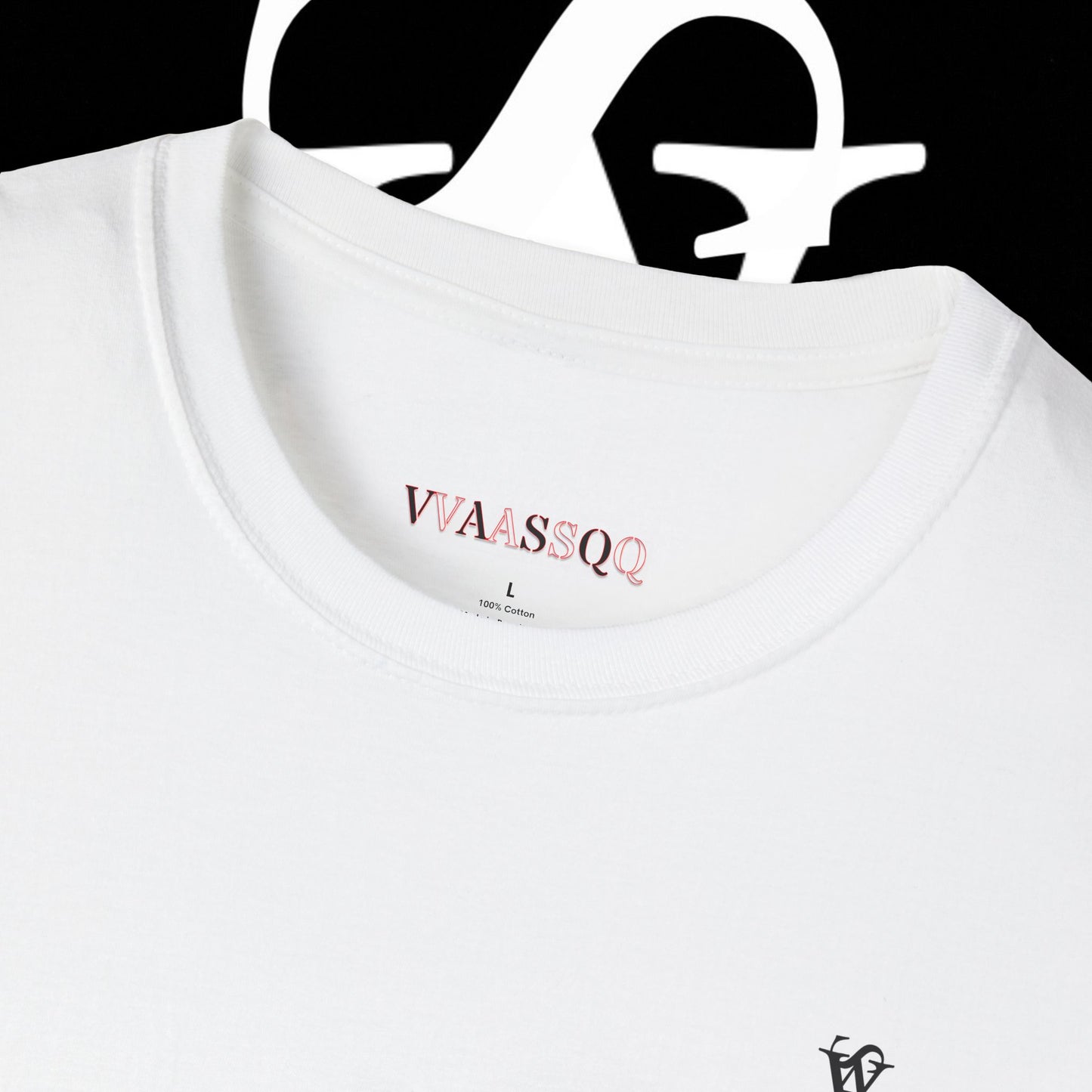 VVAASSQQ SMALLER LOGO T-SHIRT