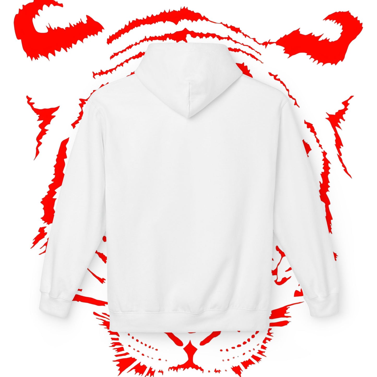 VVAASSQQ Red Tiger Hoodie