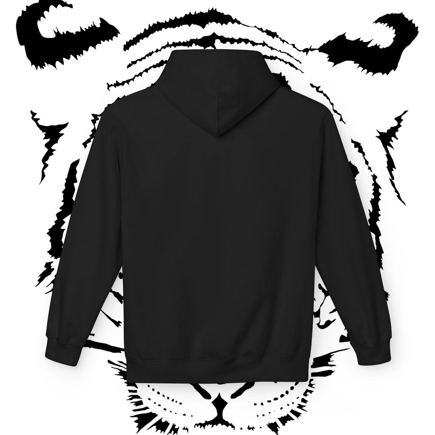 VVAASSQQ Black Tiger Hoodie