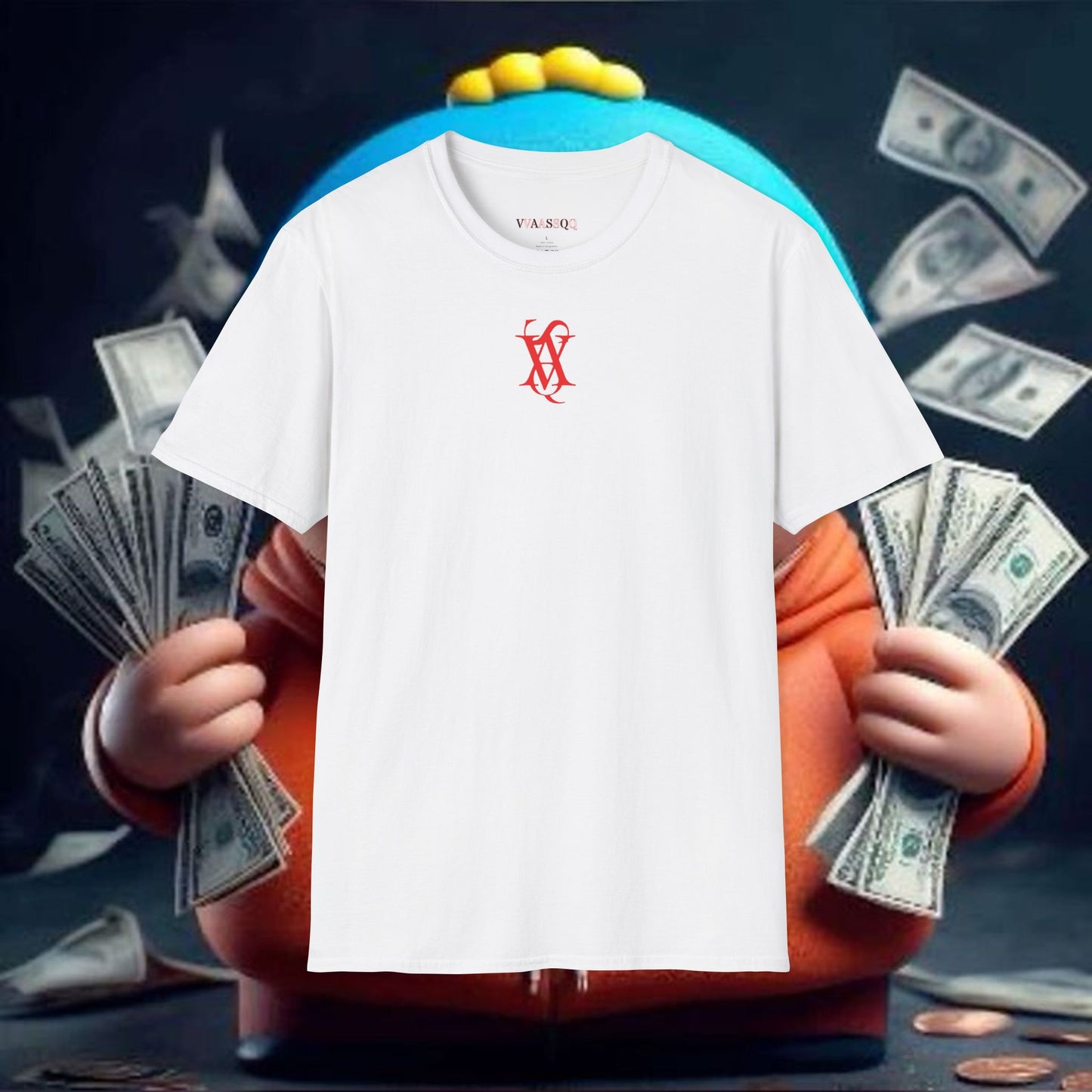 VVAASSQQxCartman South Park T-shirt