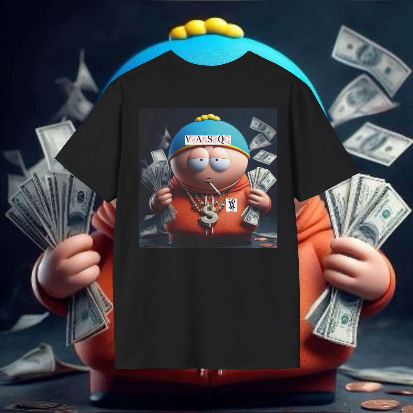 VVAASSQQxCartman South Park T-shirt