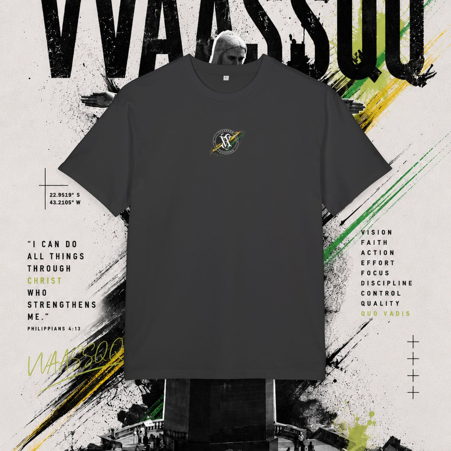 VVAASSQQ "ATW" Collection- Brazil version/Oversized T‑Shirt