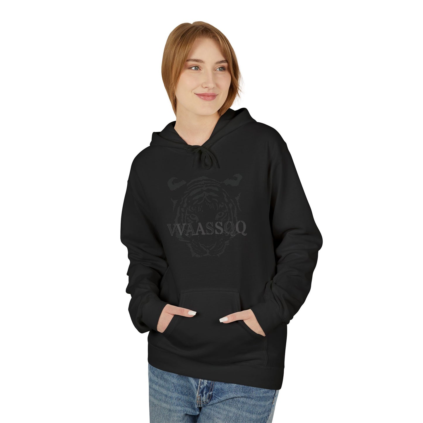 VVAASSQQ Black Tiger Hoodie