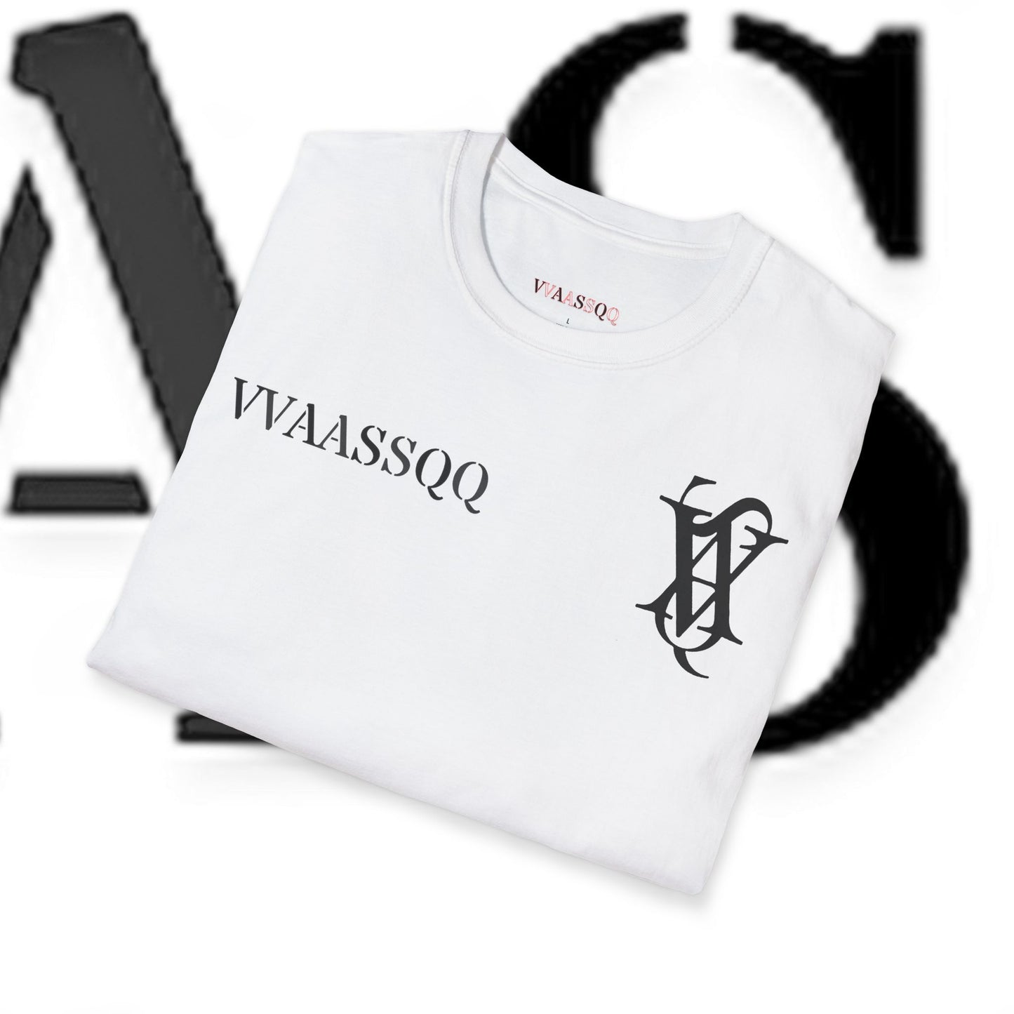 VVAASSQQ Name and Logo T-shirt